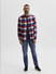 Red Flannel Checked Full Sleeves Shirt